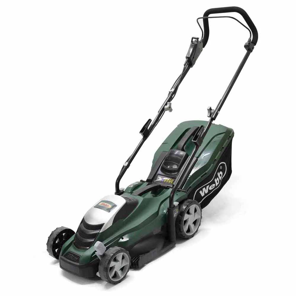 Webb WEER33 1300W Hand Propelled 33cm Classic Electric Rotary Lawnmower Image 2