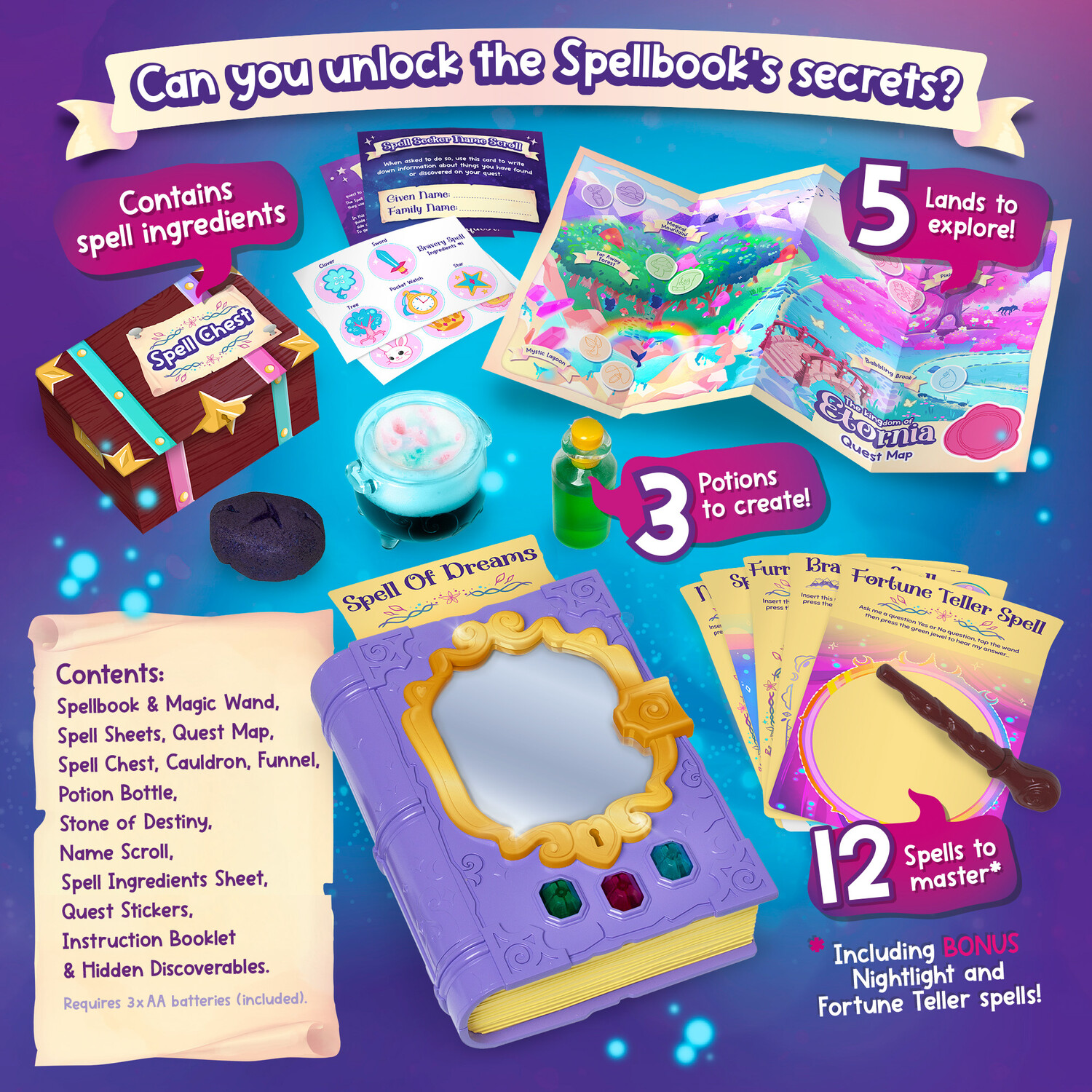 The Magic Spellbook Game Purple Image 3