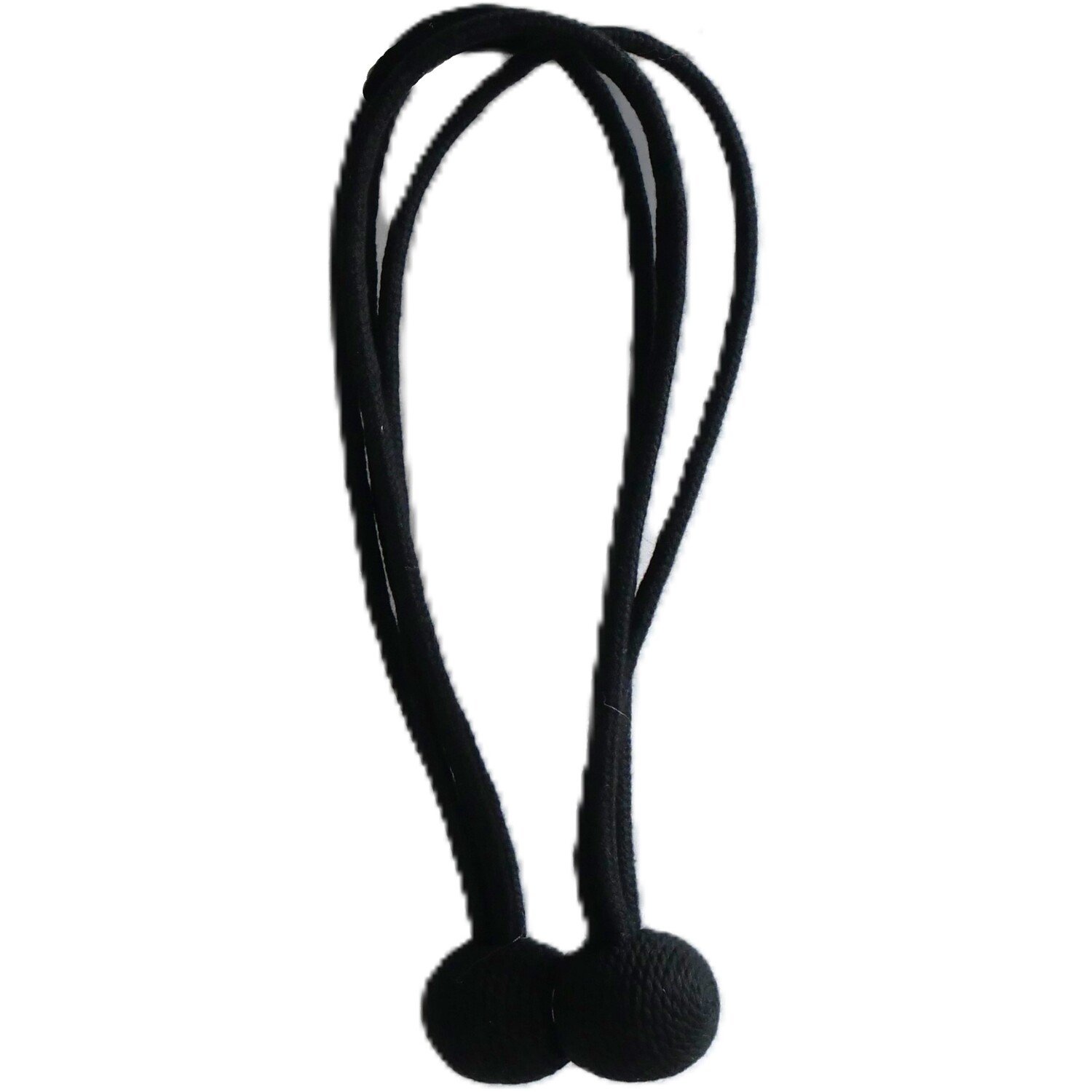 Matt Ball Magnet Tieback Black Image