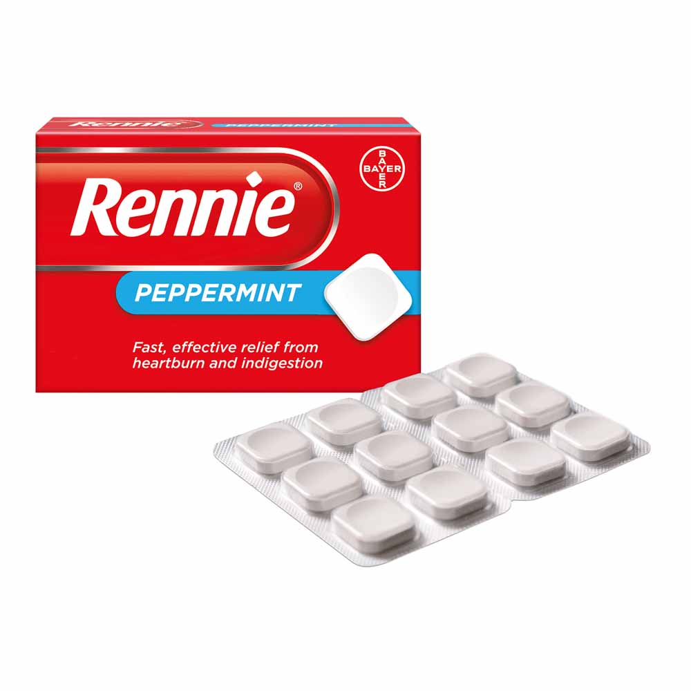Rennie Peppermint Antacid Tablets 96 pack Image 3