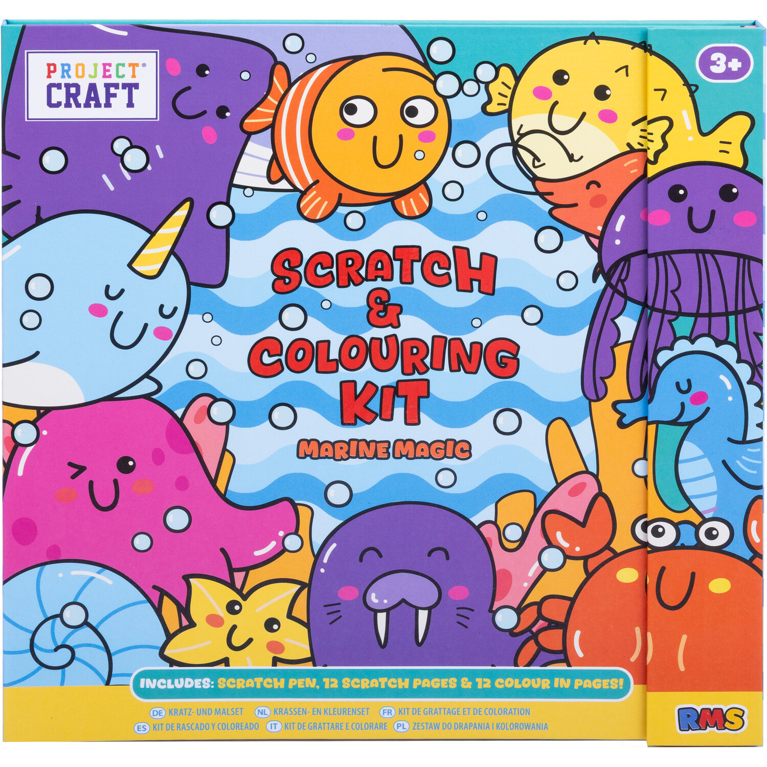 Kawaii Scratch and Colouring Set Image 5