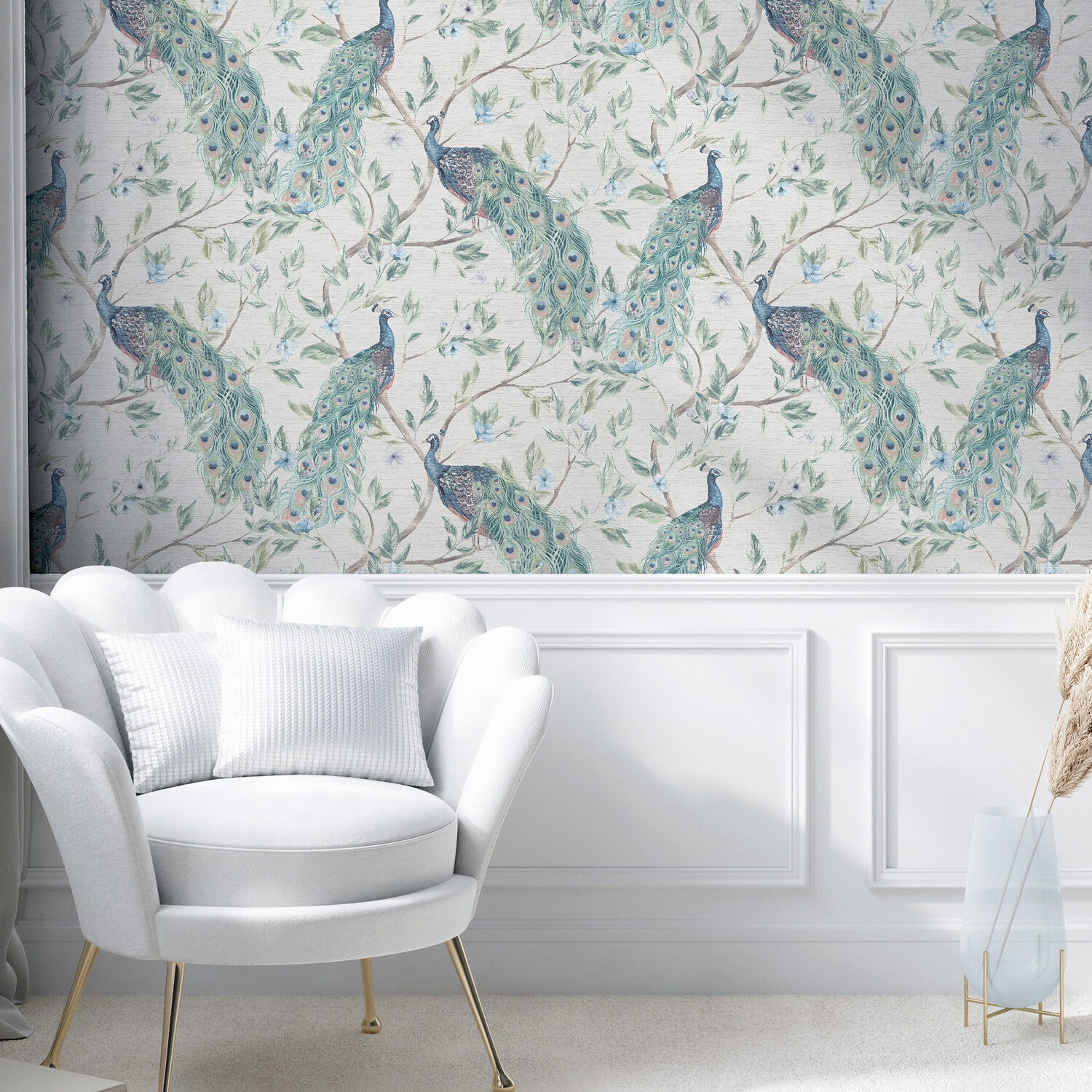Keeka Bird Wallpaper - Blue Image 3