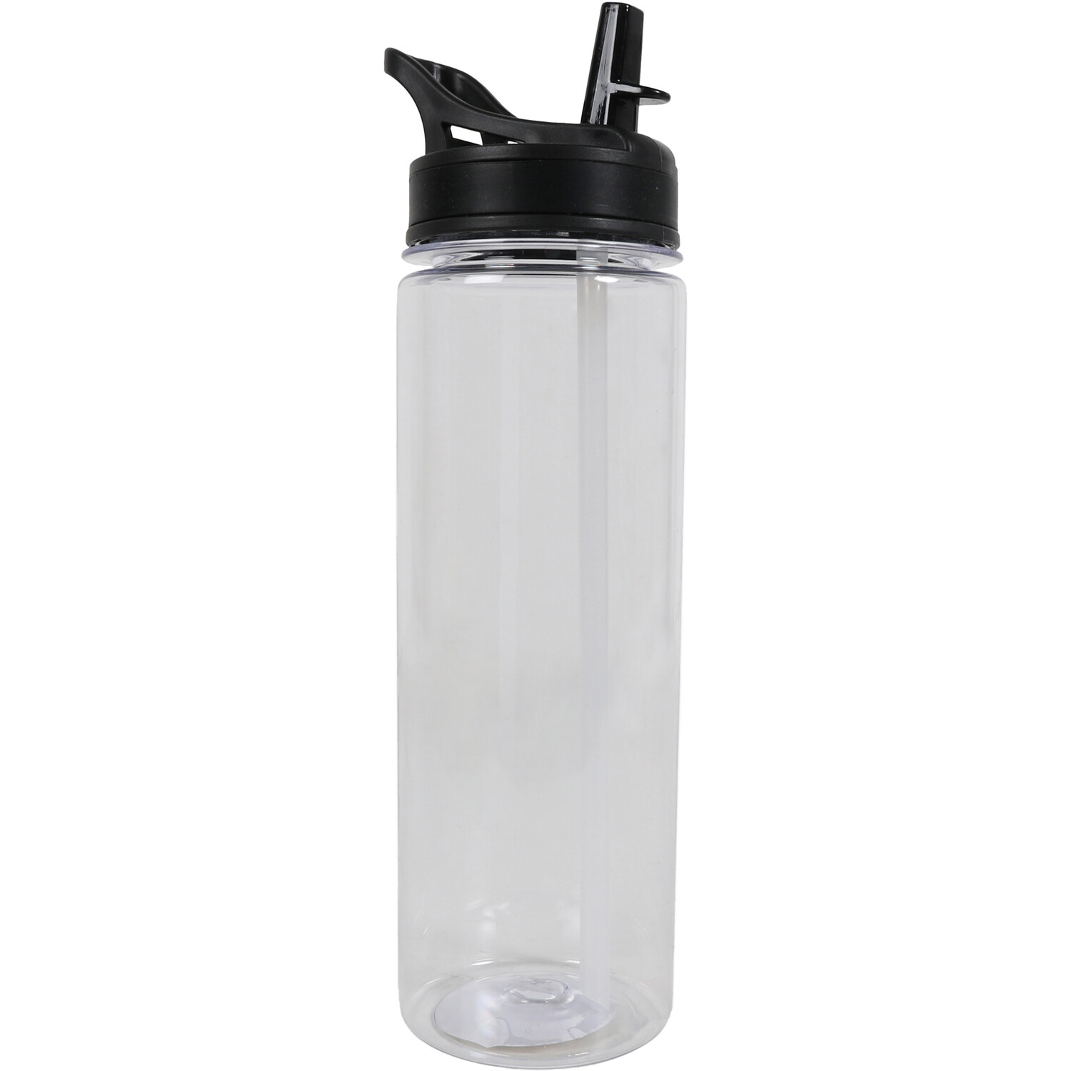 Clear Plastic Water Bottle Image 1