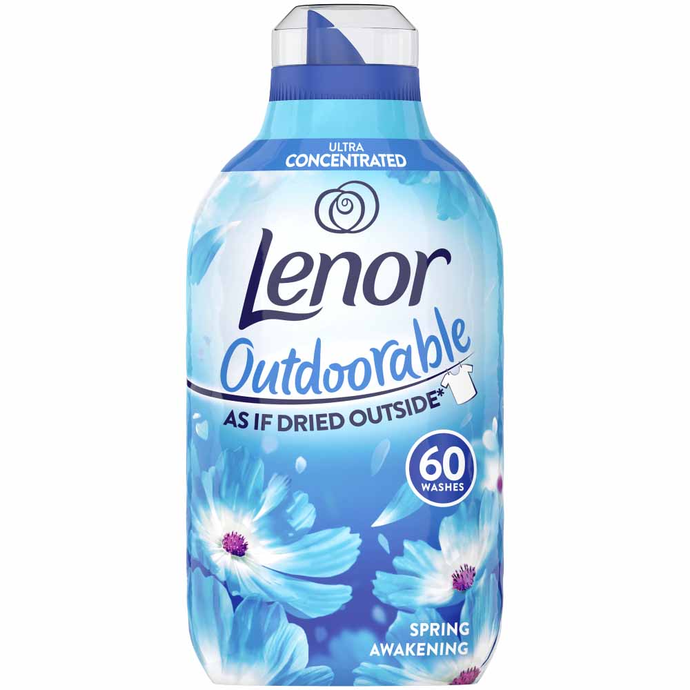 Lenor Outdoorable Spring Awakening Fabric Conditioner 60 Washes 840ml Image 2