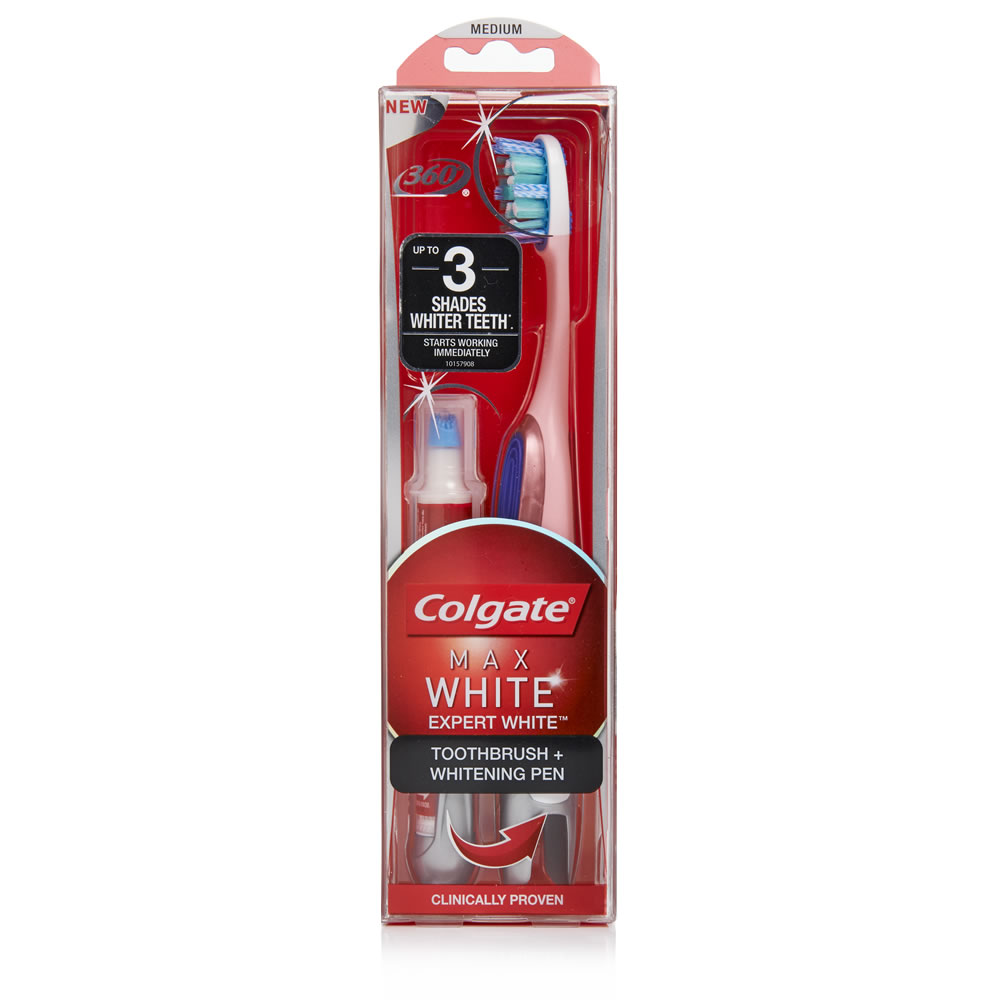 Colgate White Expert Toothbrush and Whitening Pen Image 1