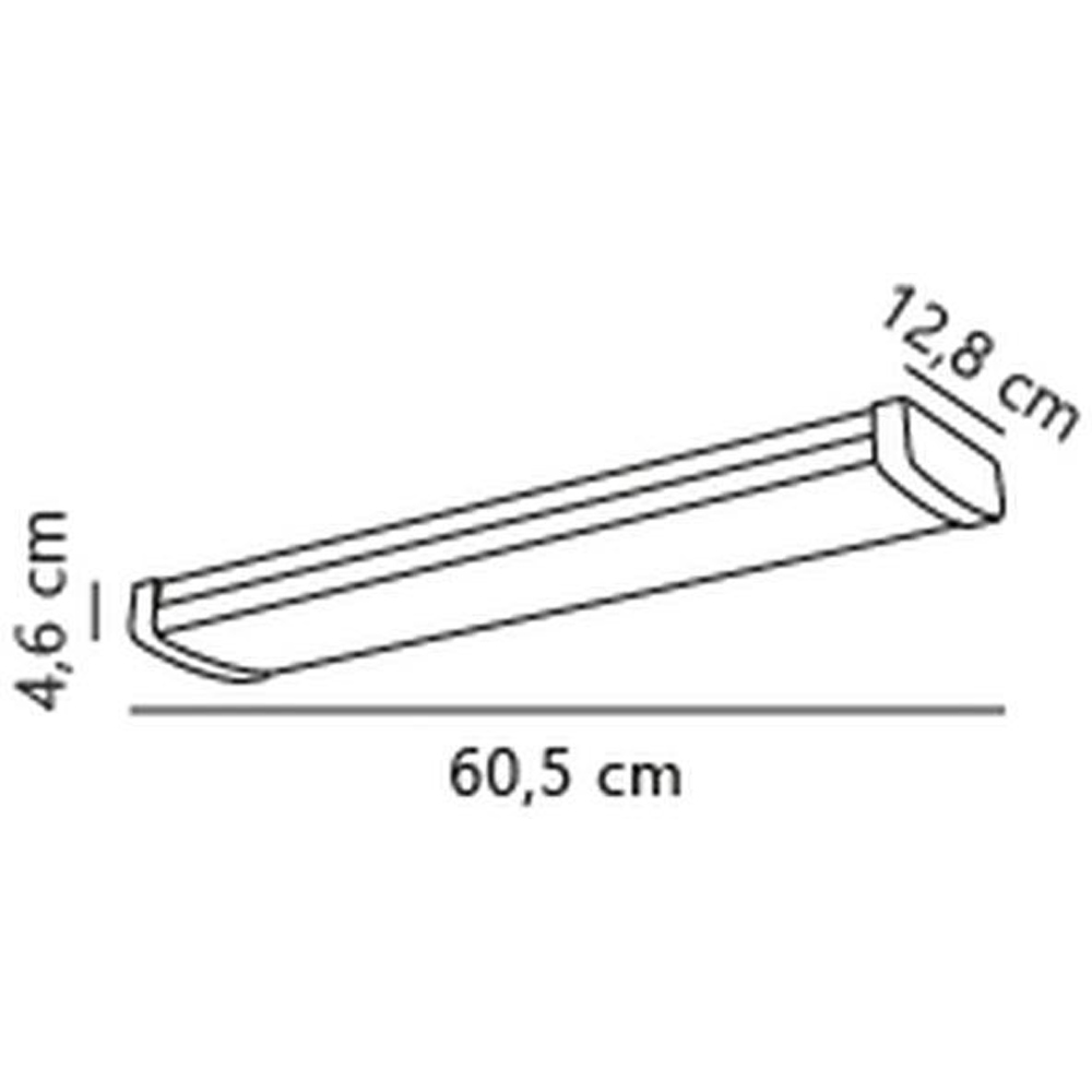 Nordlux Wilmington 60 White Batten Light Fitting Image 7