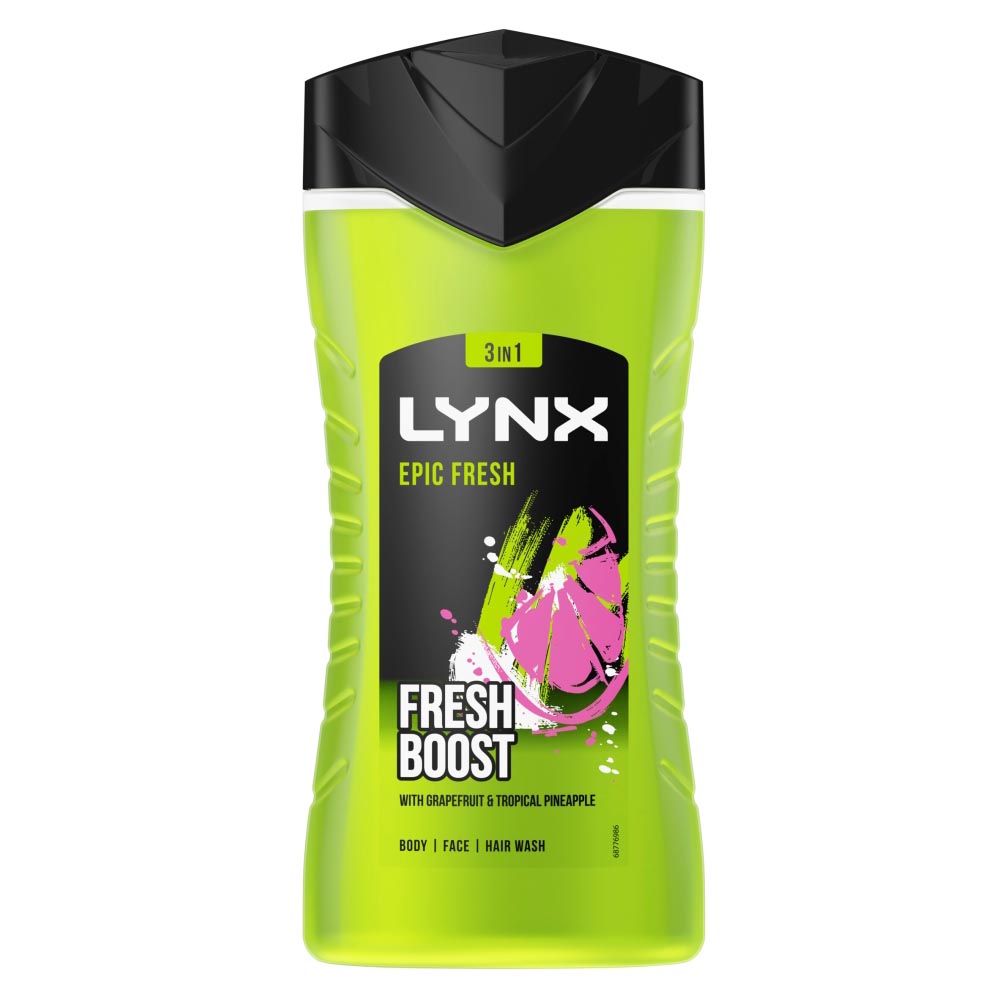 Lynx Shower Gel Epic Fresh 225ml Image 1
