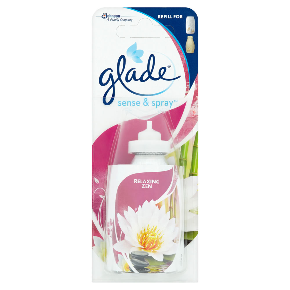 Glade Sense and Spray Relaxing Zen Air Freshener Refill 18ml Image