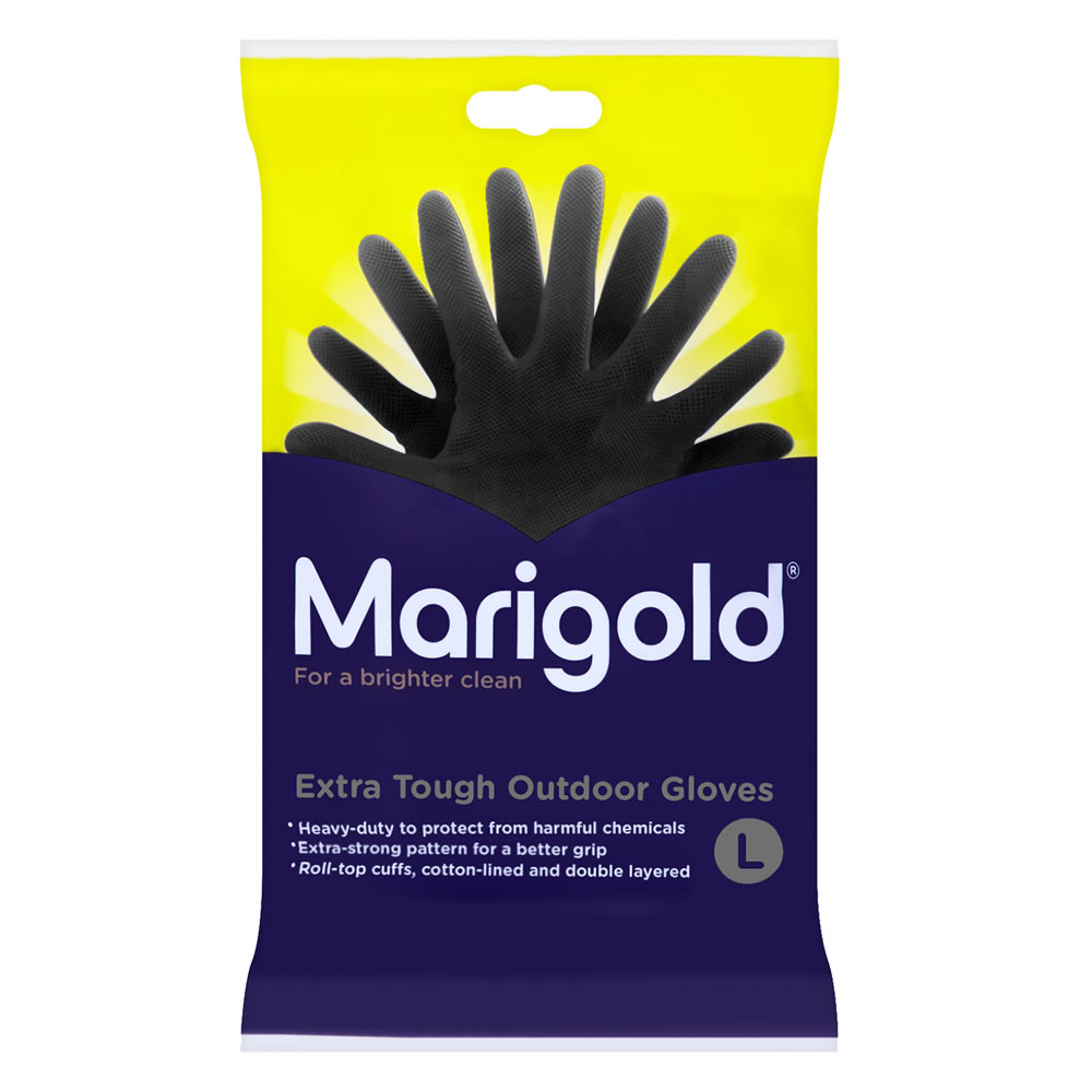 Marigold Large Extra Tough Outdoor Gloves Image 1