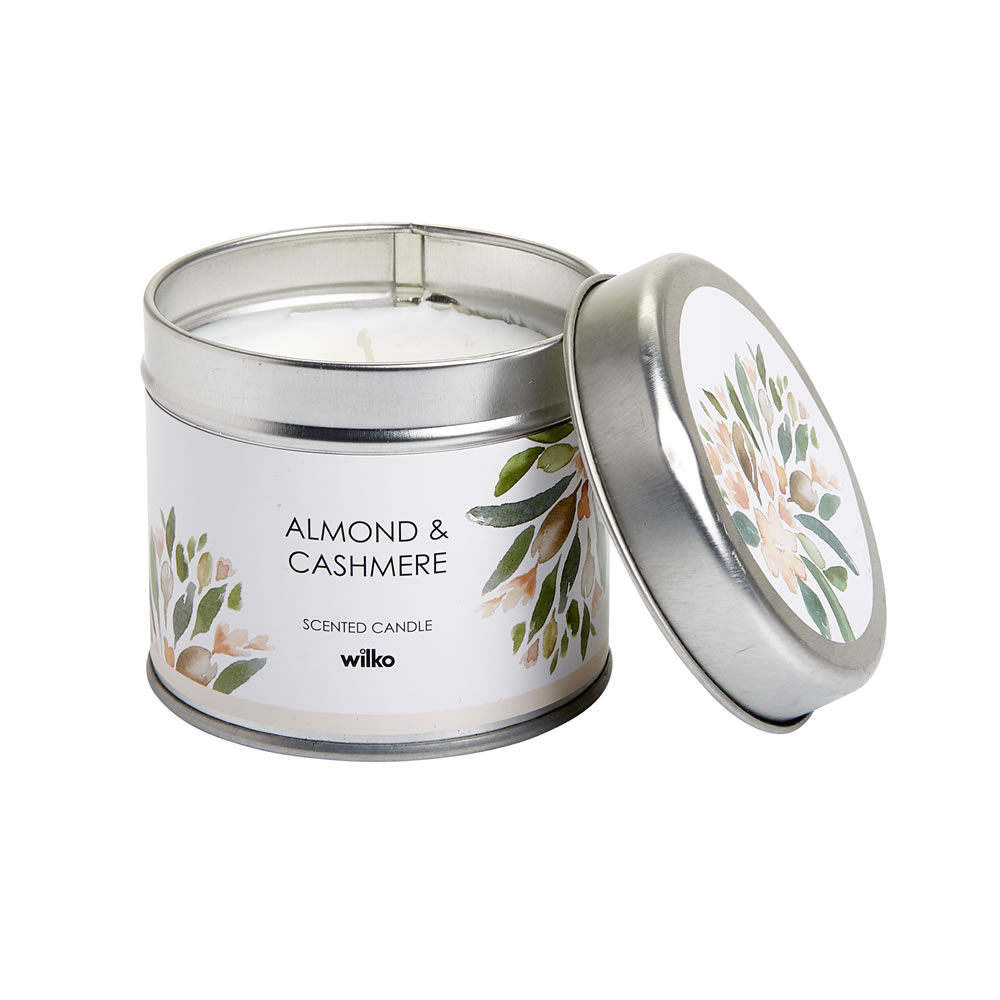 Wilko Almond and Cashmere Candle Tin Image
