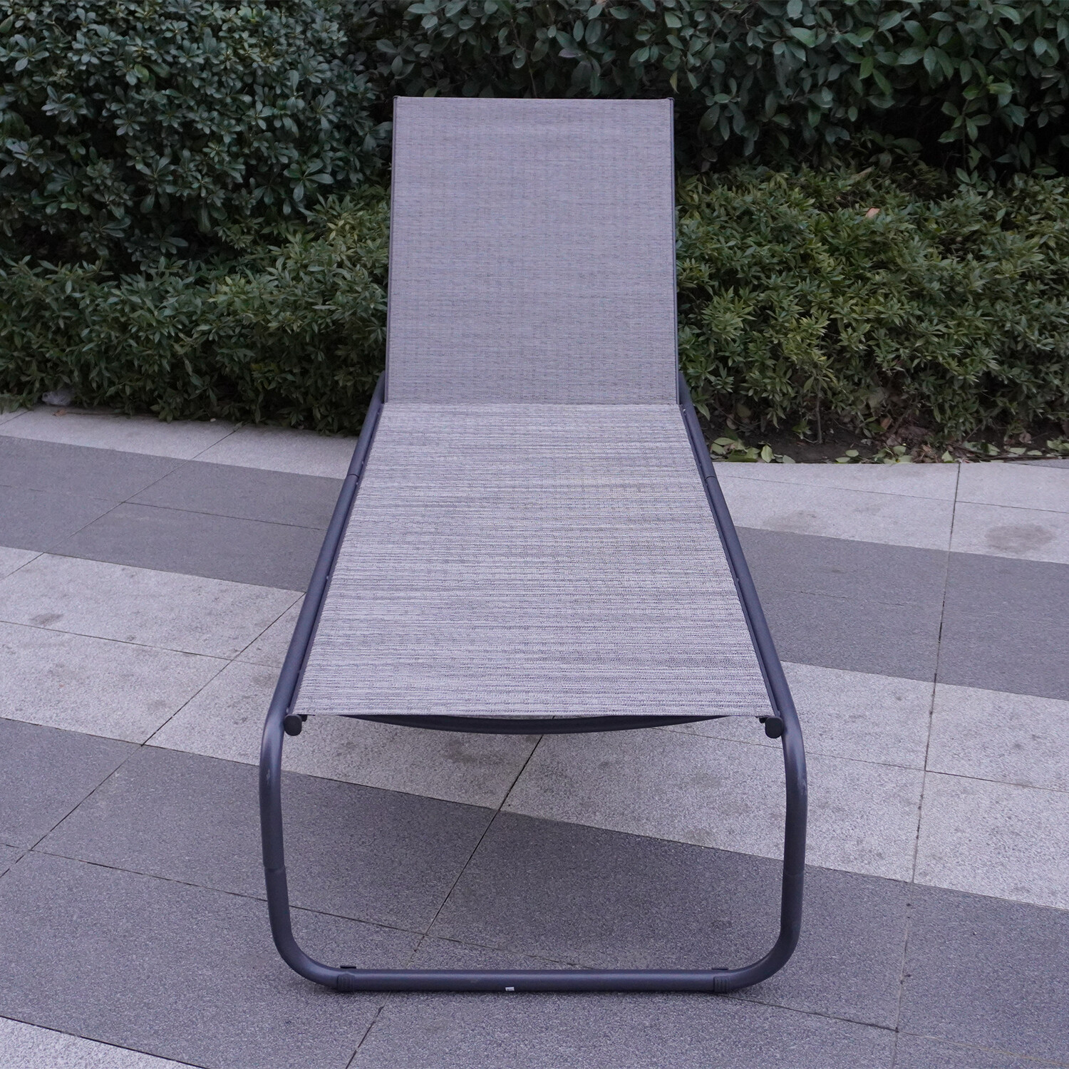 Lucia Grey Sun Lounger Image 2