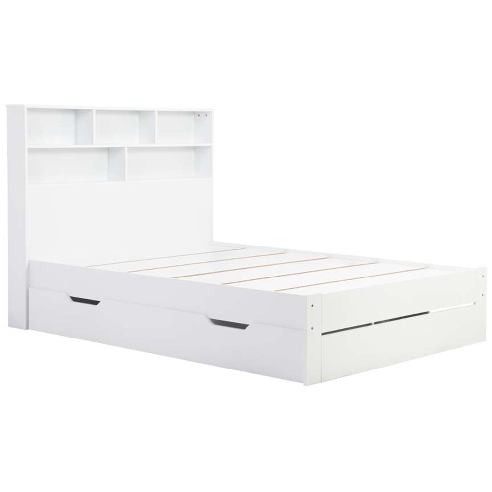 Alfie King Size White Storage Bed Image 2