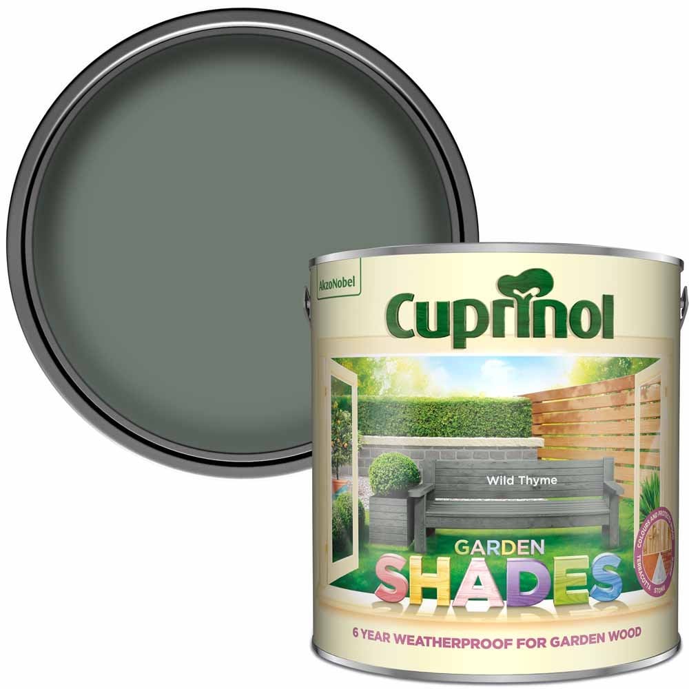 Cuprinol Garden Shades Wild Thyme Exterior Paint 2.5L Image 1