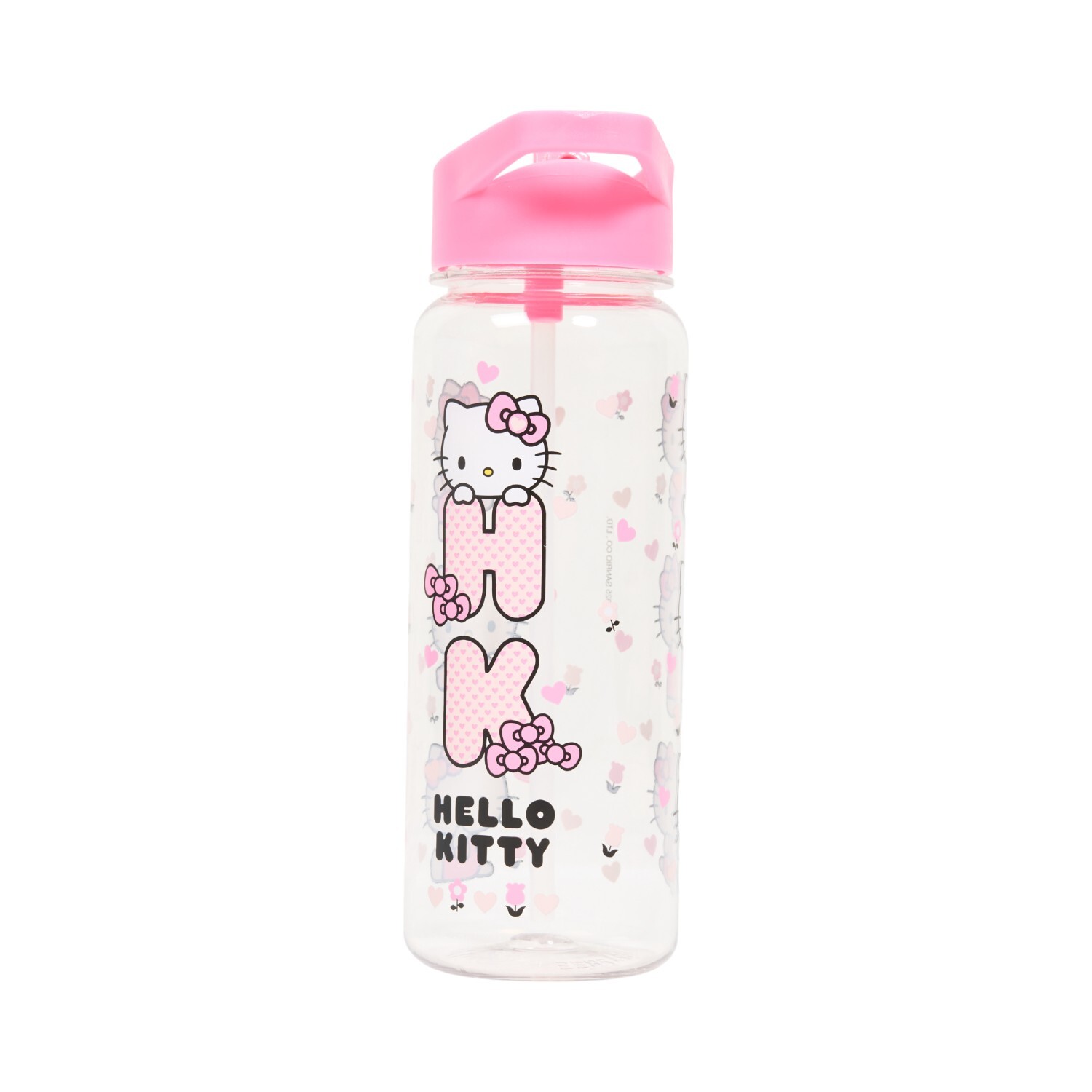 Hello Kitty Valentine Water Bottle Pink Image 3
