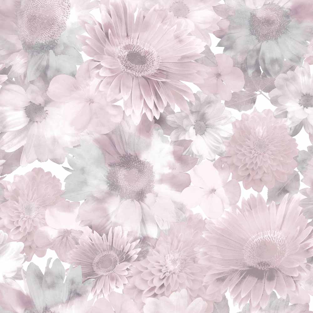 Superfresco Easy Summer Garden Wallpaper Pink Image 1