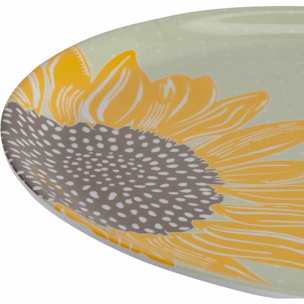 Sunflower Design Serving Tray 36cm Wilko