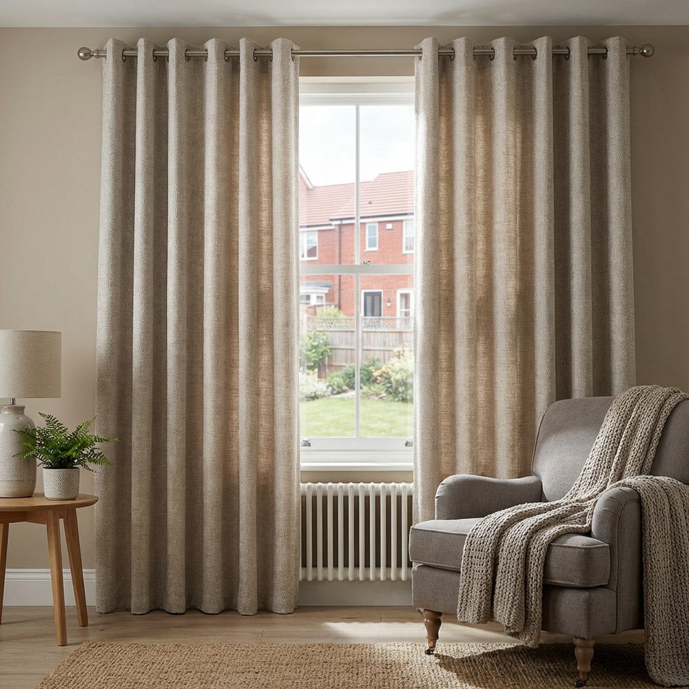 Maison Blackout Curtain Natural 168cm 137cm Image 4