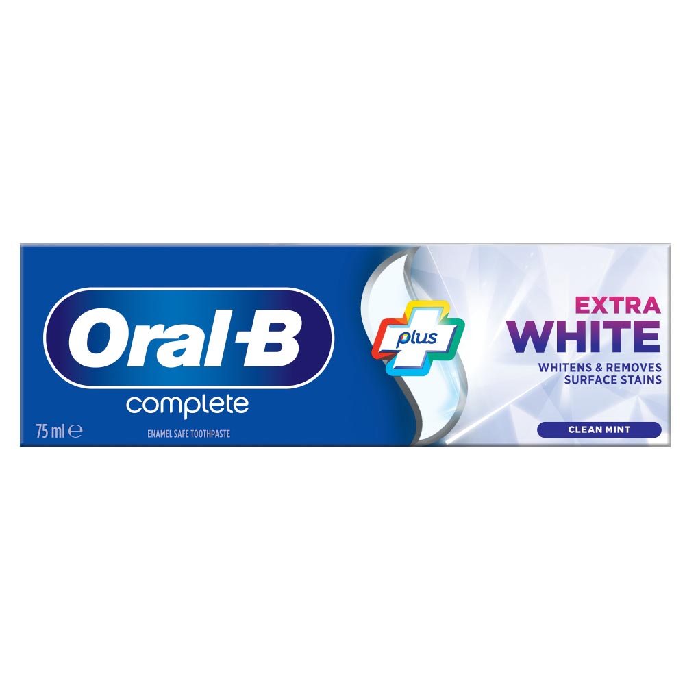 Oral B Complete Extra White Toothpaste 75ml Image 1