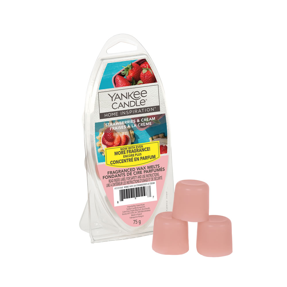 Yankee Candle Wax Melts Strawberries and Cream 6pk Image 2