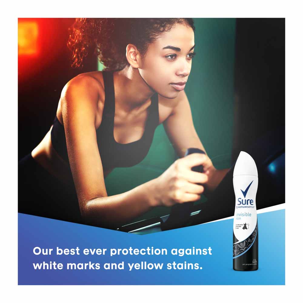 Sure Women Invisible Pure Anti Perspirant Deodorant Aerosol 250ml Image 8