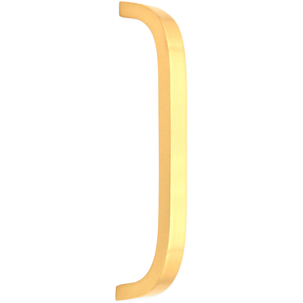 Spira Brass Satin Brass Curved Bar Handle 460mm Image 1