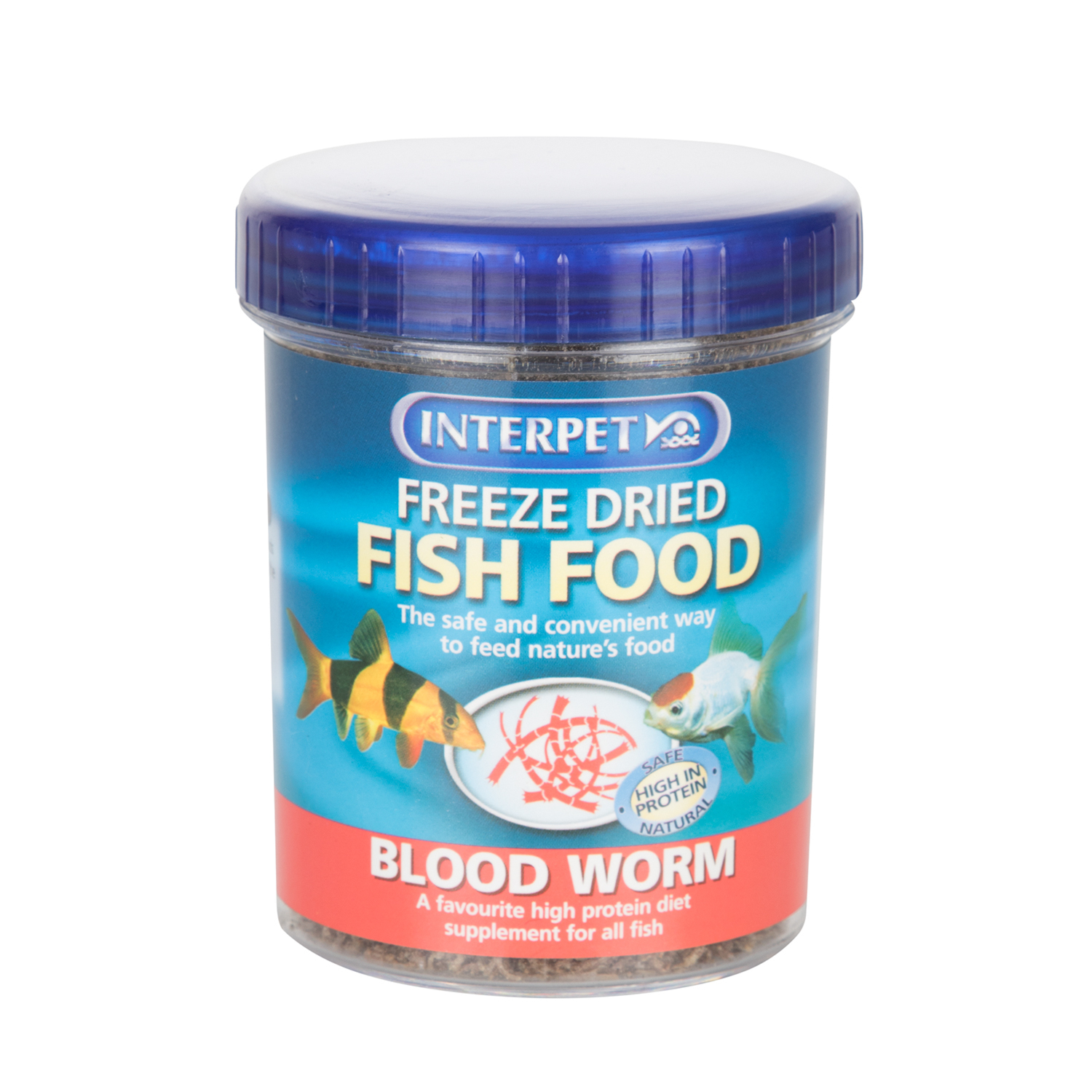 Interpet Freeze Dried Bloodworm Fish Food - 20g Image