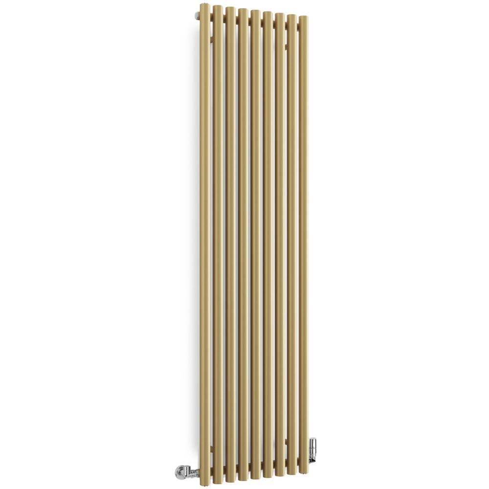 Terma Rolo Room 3516 BTU Brass Radiator 1800 x 480mm Image 1