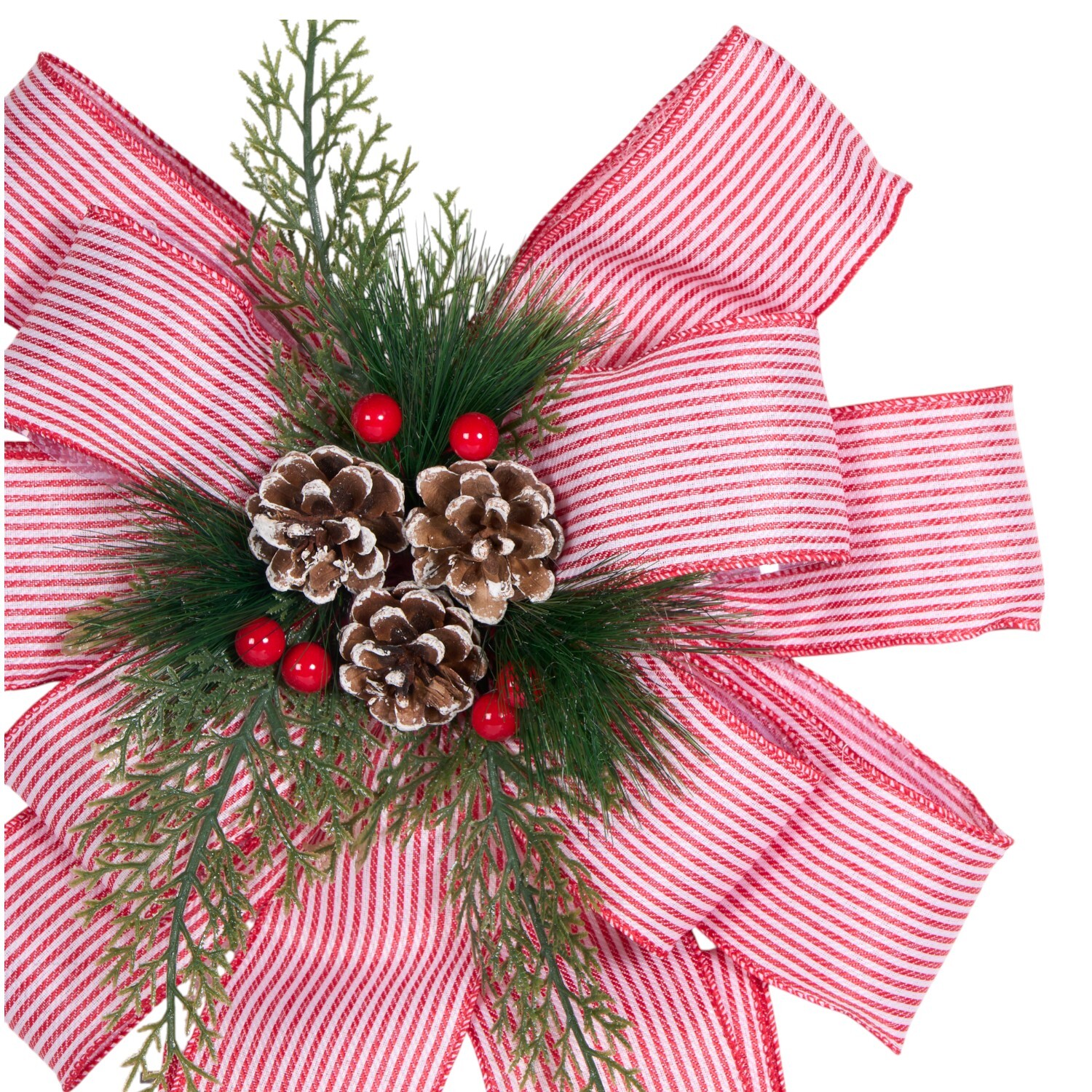 Striped Corsage Red Image 4