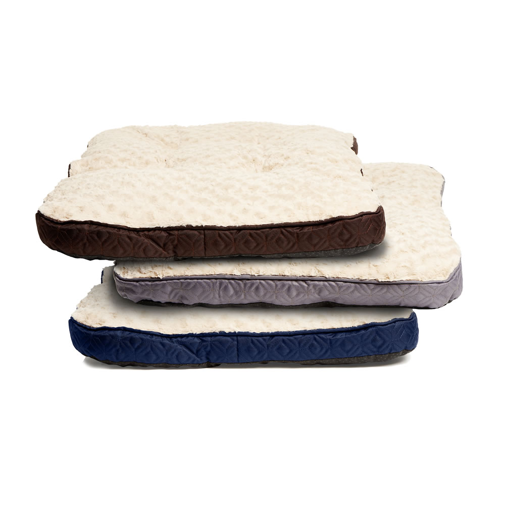 Single Wilko Quilted Mattress Dog Bed in Assorted styles Image 1