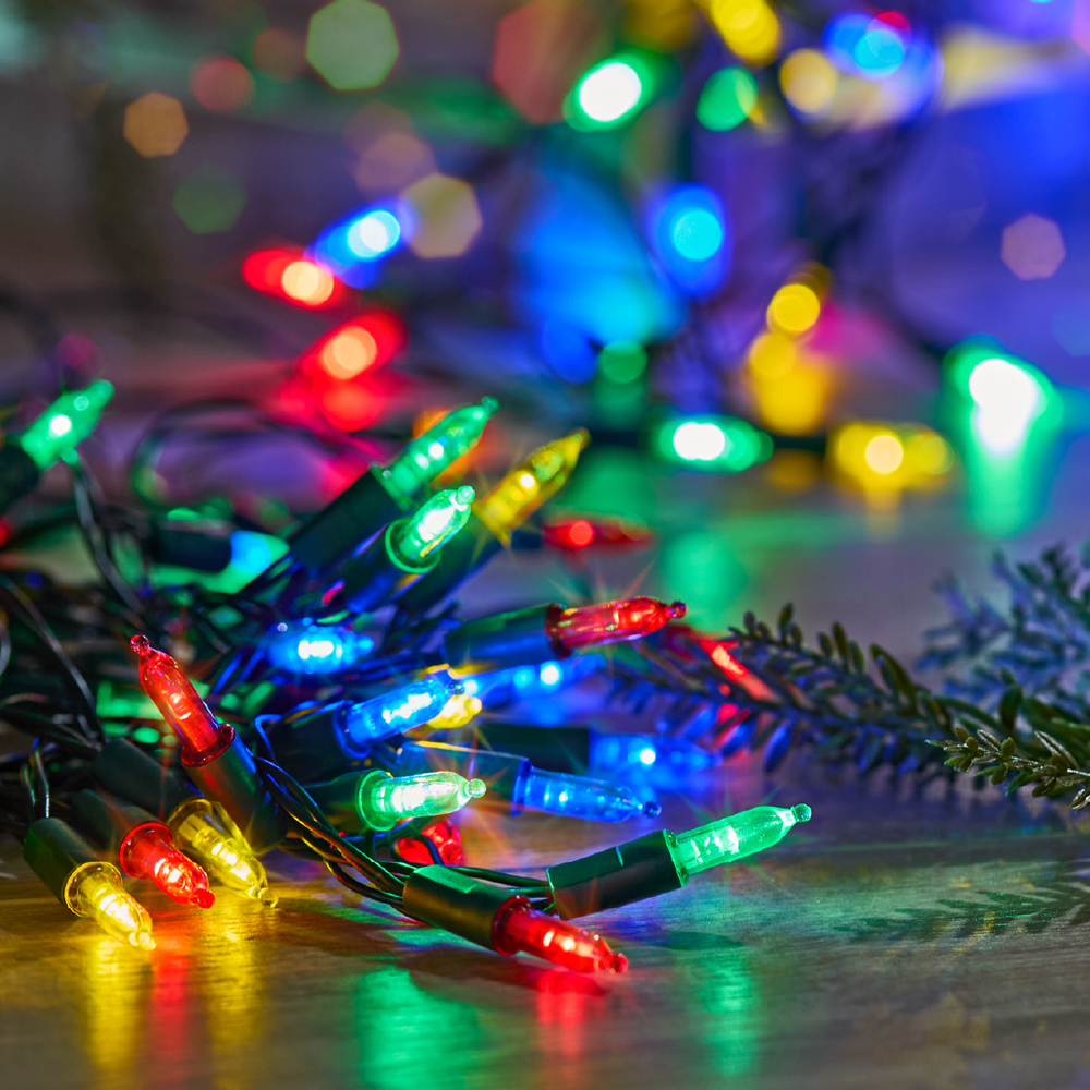 The Christmas Workshop 200 Multicolour Ultra Bright Christmas Tree Lights Image 3