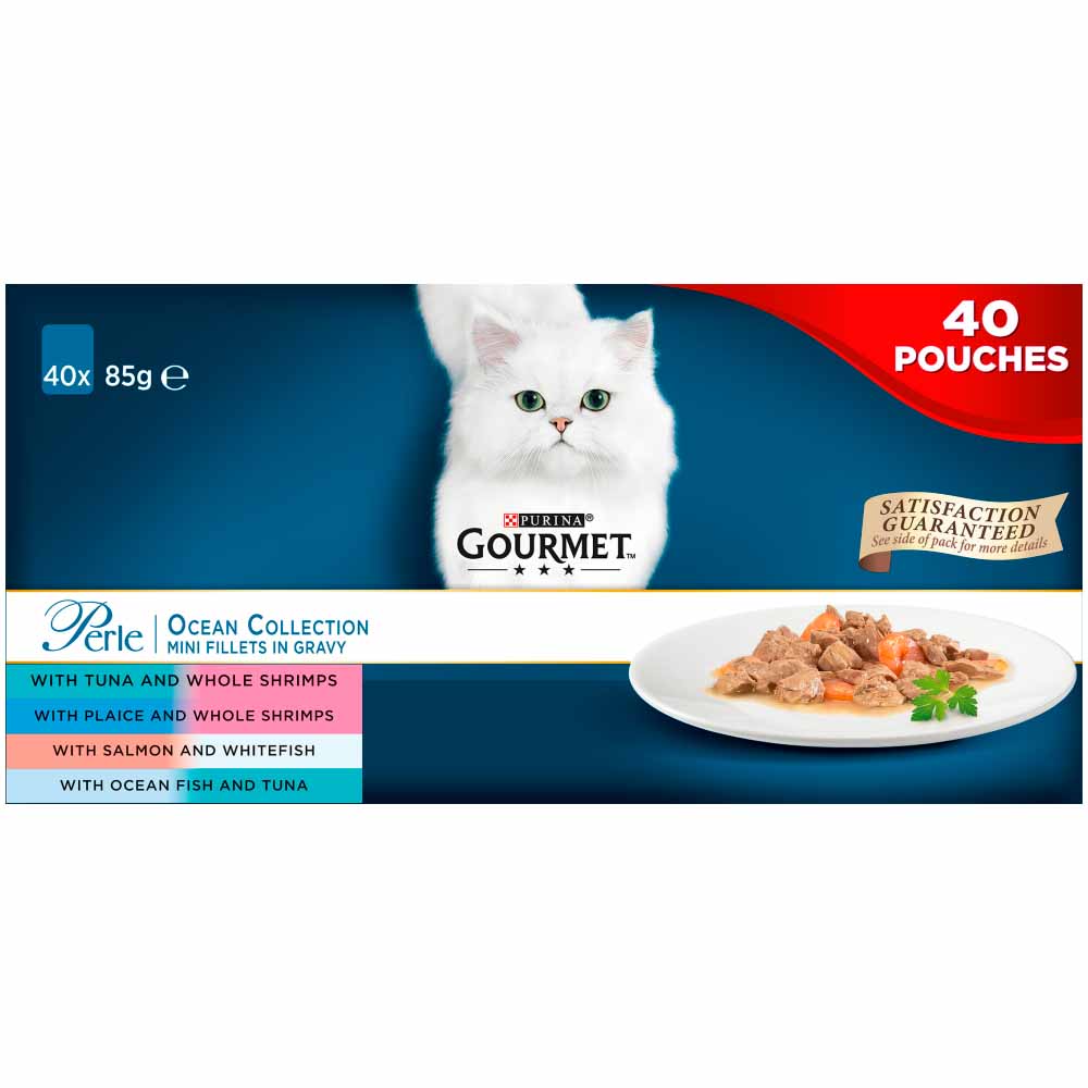 Gourmet Perle Ocean Collection Cat Food 40 x 85g | Wilko