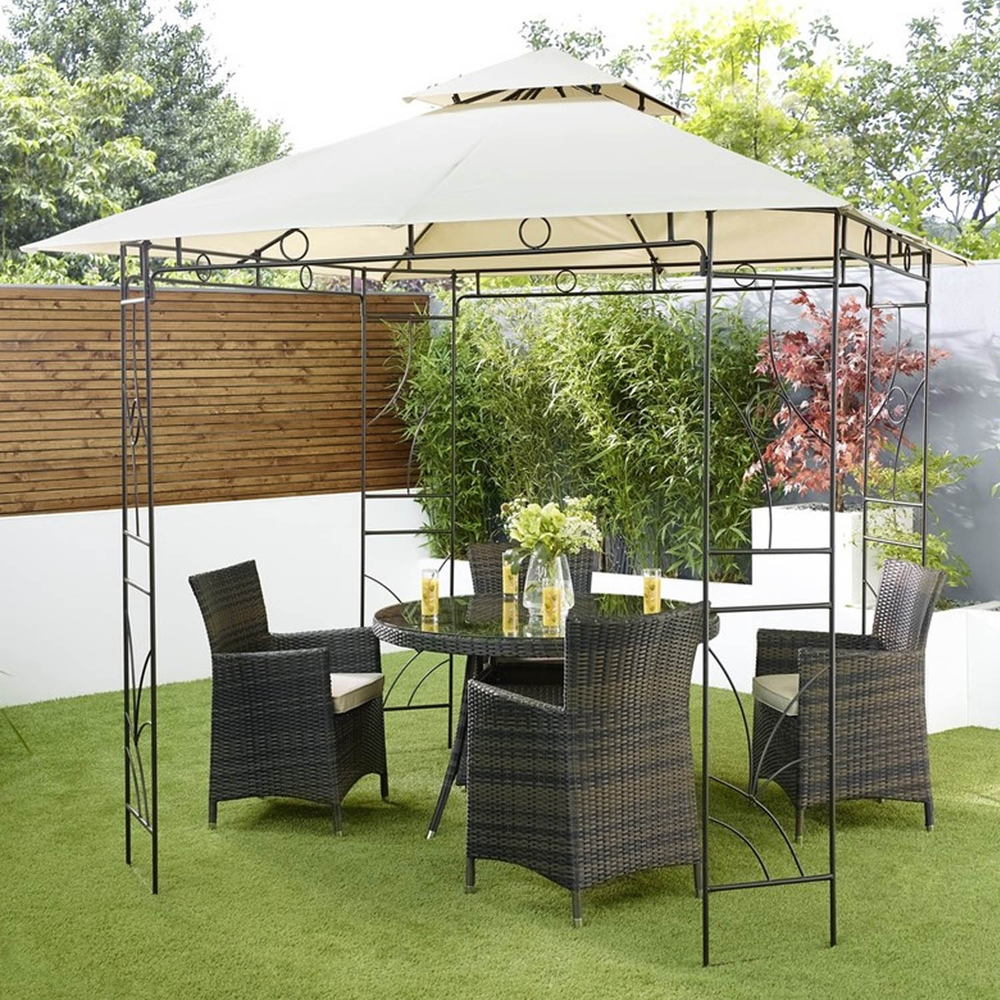 Outdoor Essentials Arosa 2.5 x 2.5m Steel Gazebo Image 1