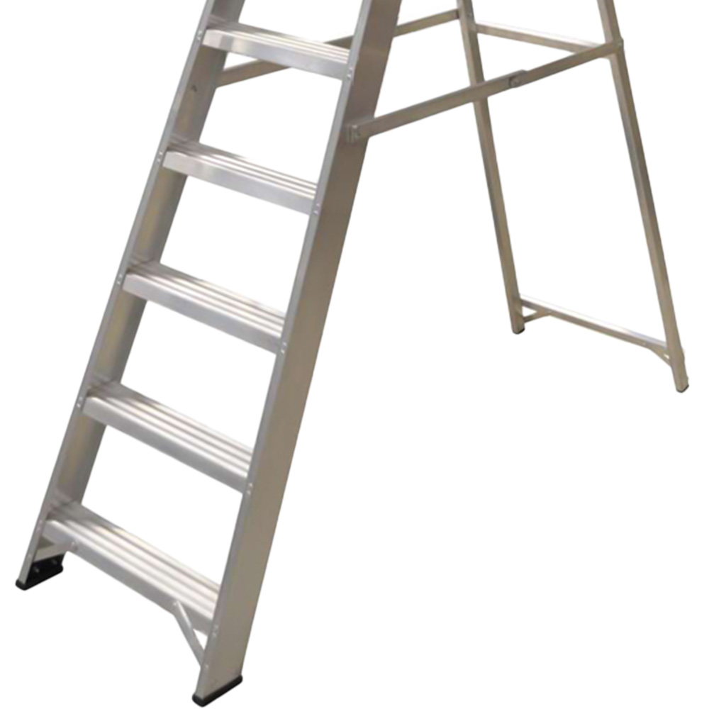 Lyte Ladders & Towers Professional Aluminium 8 Tread Platform Step Ladder with Tool Tray Image 3