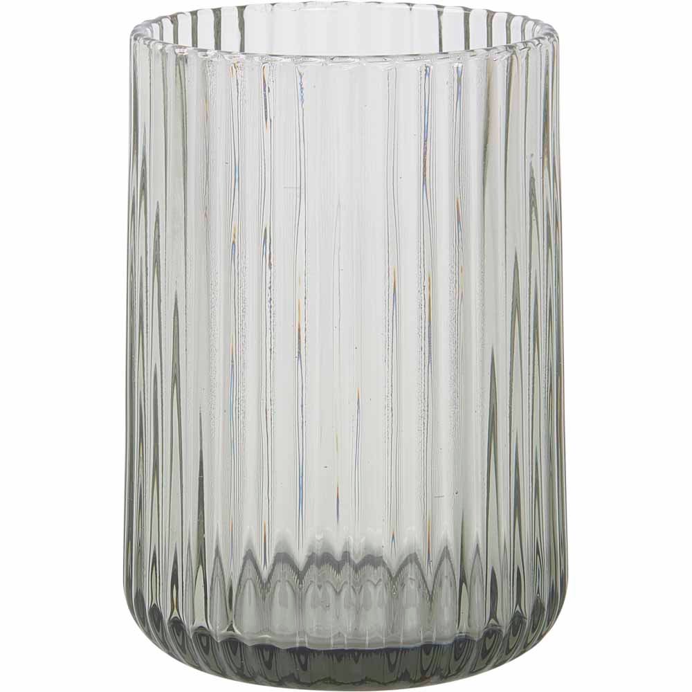 Wilko 2 Piece Smoked Glass Bathroom Accessories Set Wilko