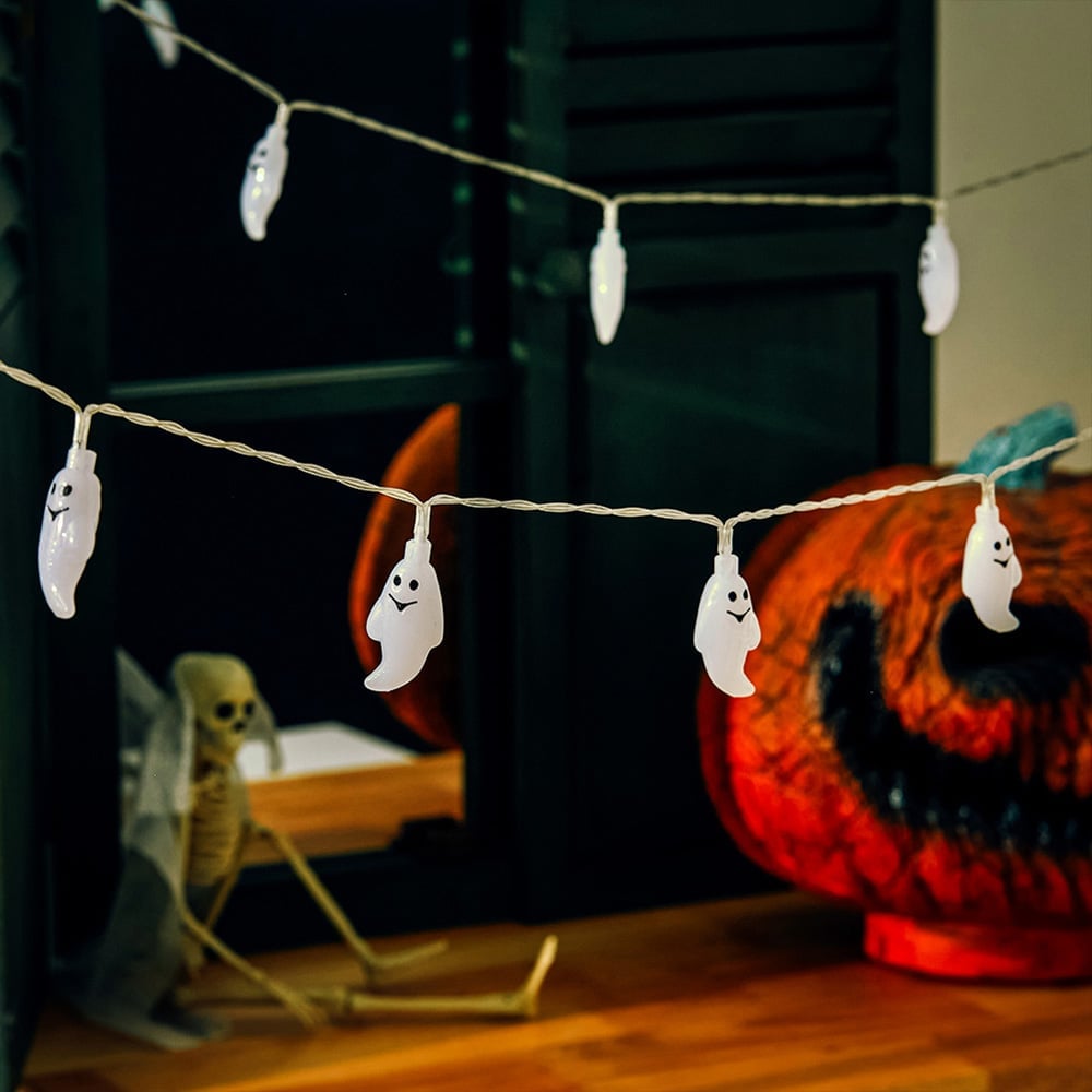 Living and Home 3m Halloween Ghost 20 LED String Light Image 6