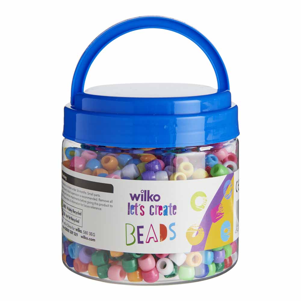 Wilko Tub of Beads Image 1