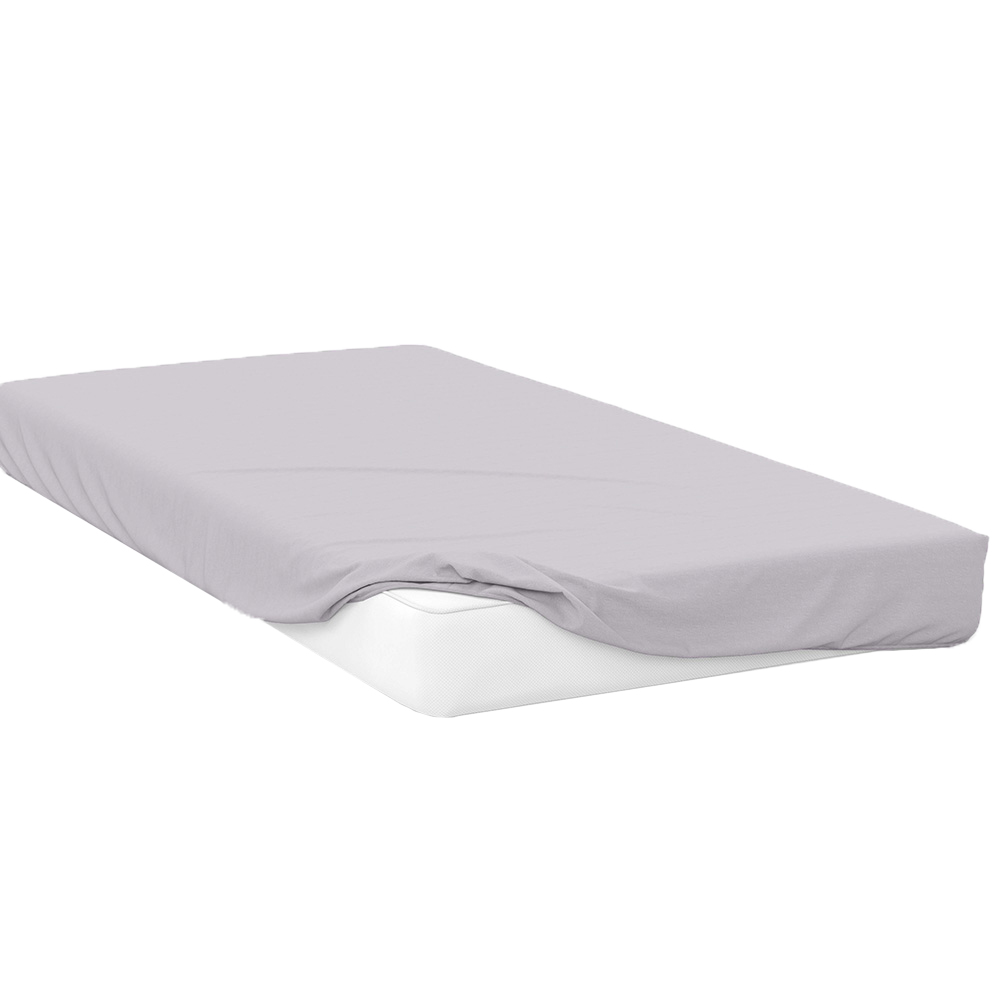 Serene Double Cloud Fitted Bed Sheet Image 1