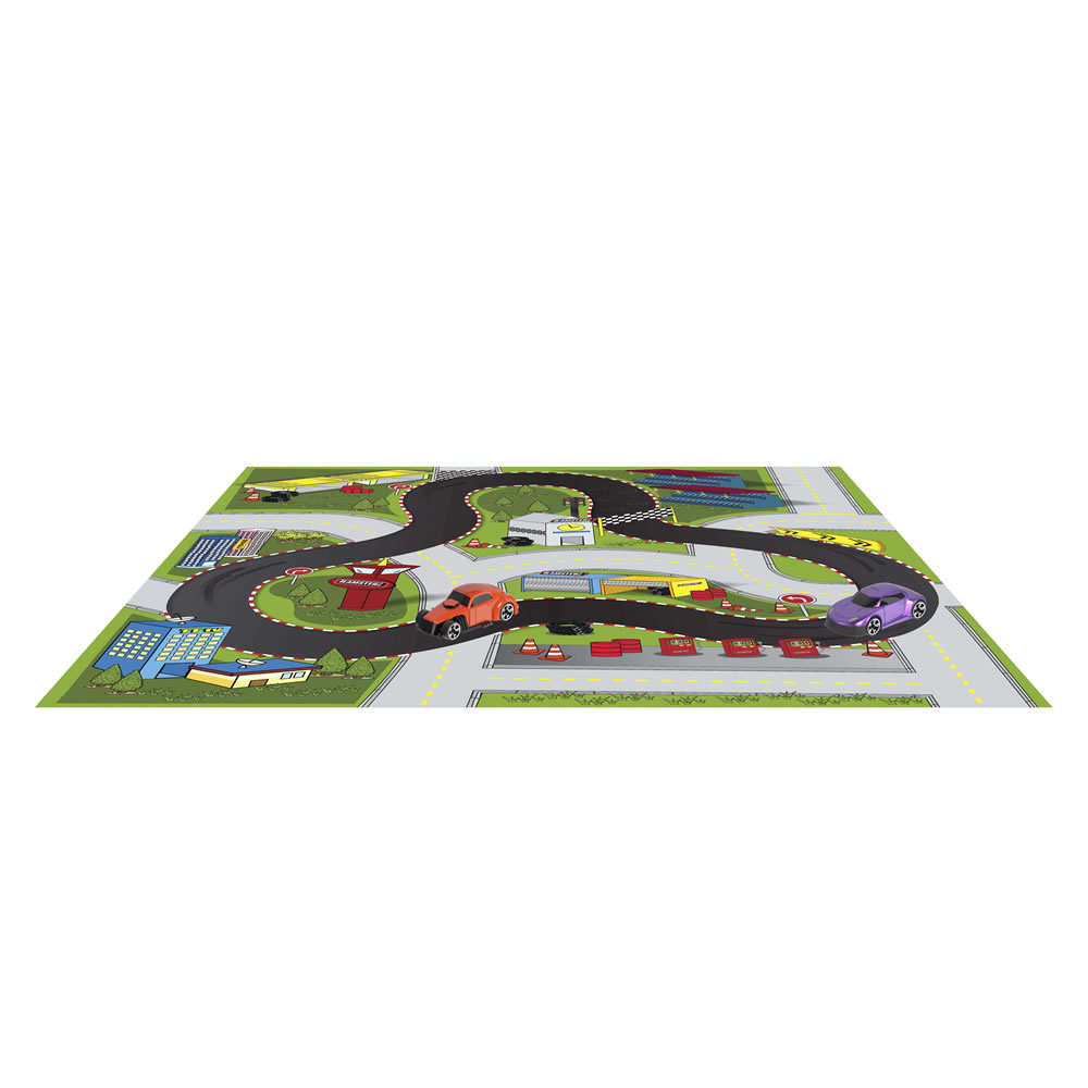 Wilko Roadsters Playmat and Car Assorted Wilko