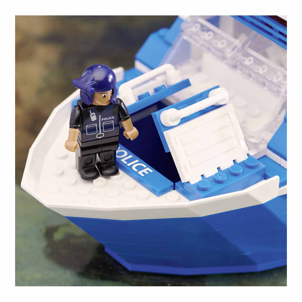 Wilko Blox Police Boat Bumper Set Image 3