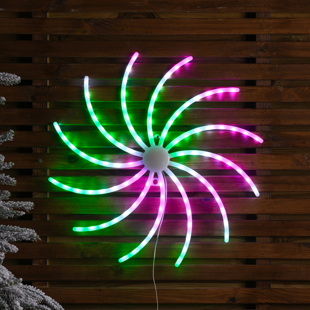 Colour Changing LED Pinwheel Image 2