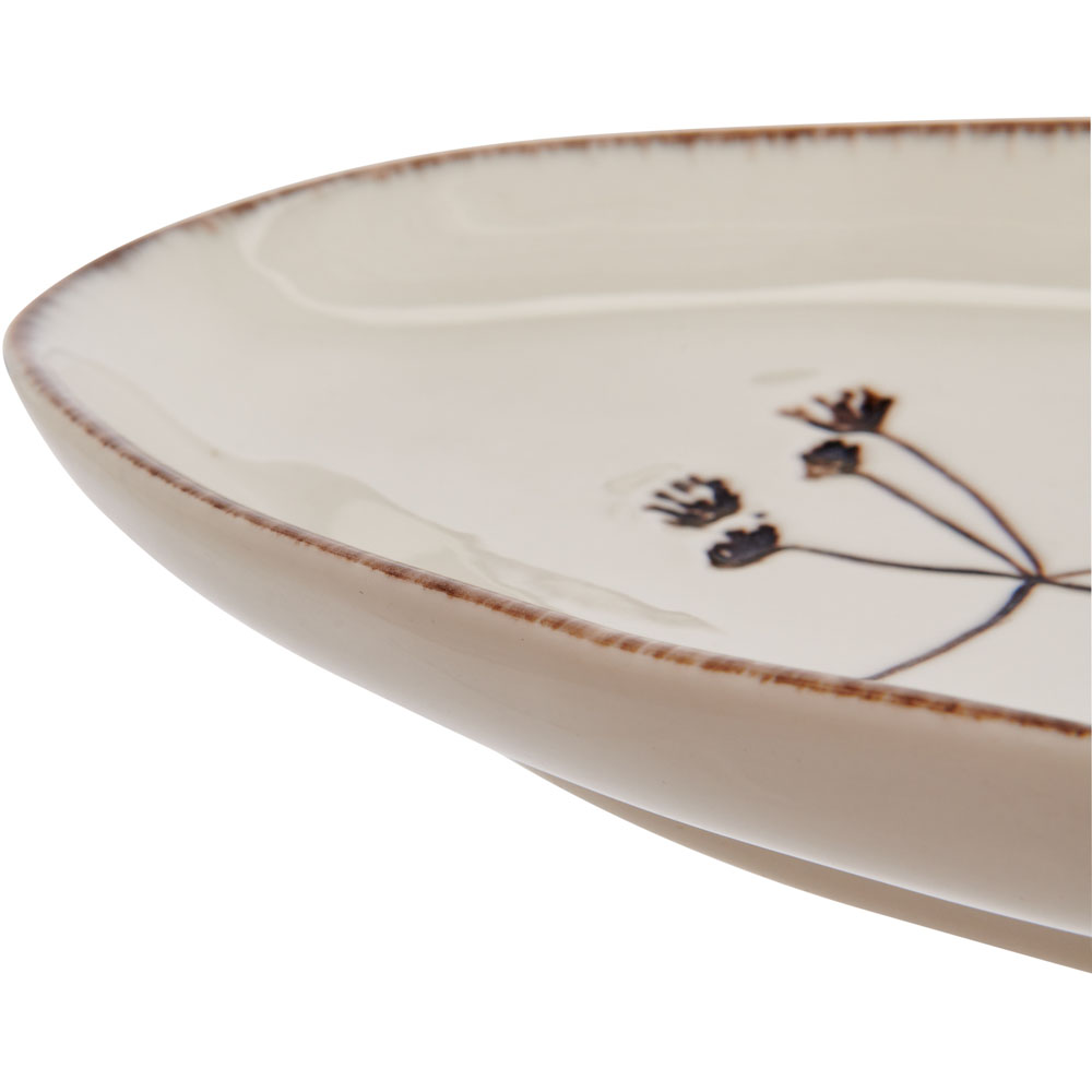 Wilko Large Ceramic Embossed Trinket Dish Wilko
