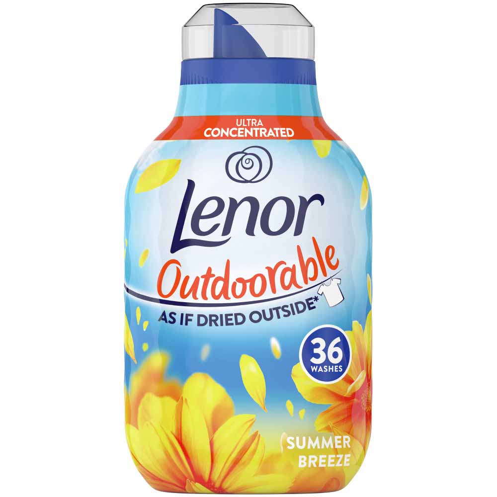 Lenor Outdoorable Summer Breeze Fabric Conditioner 36 Washes 504ml Image 2