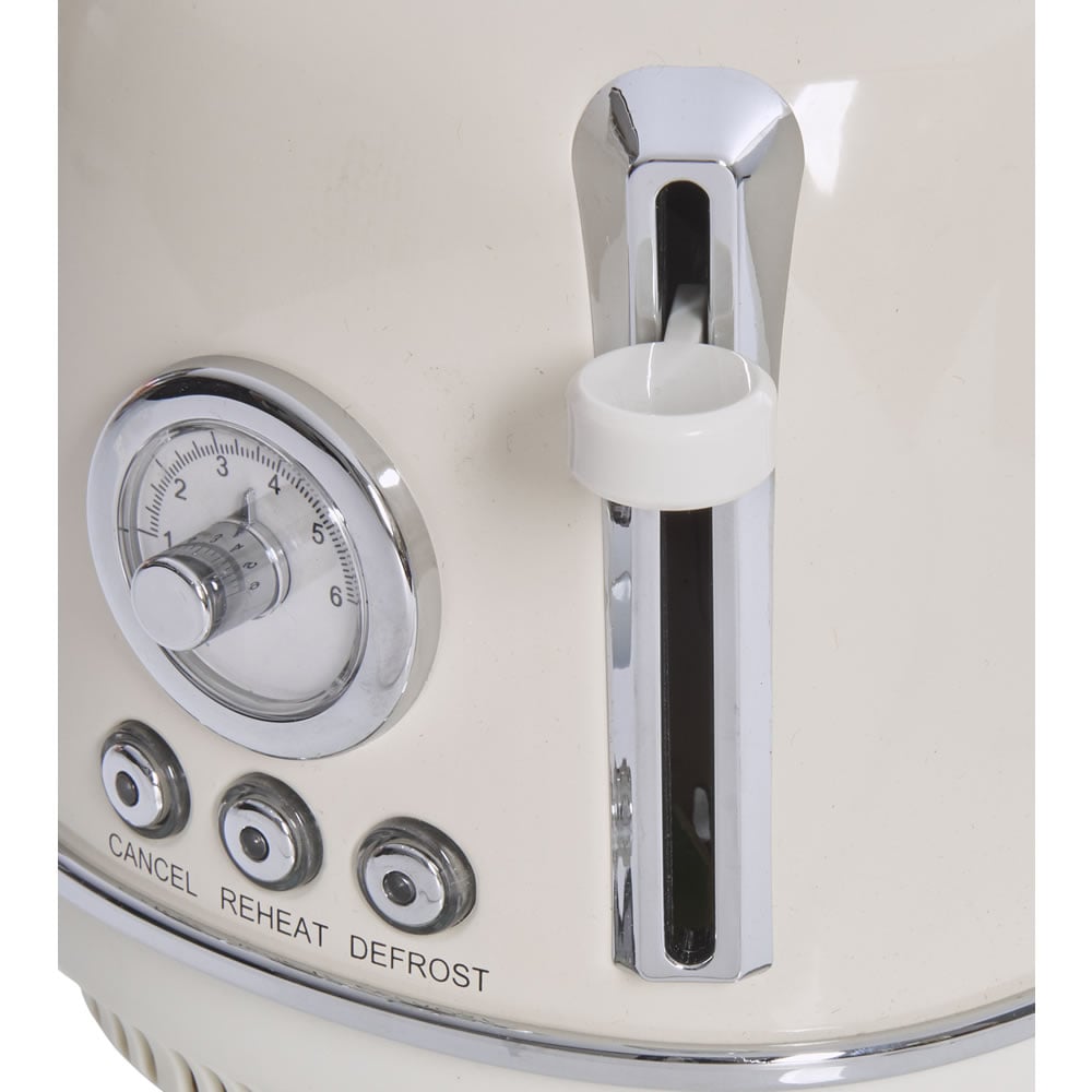 Wilko Cream Retro 2 Slice Toaster Wilko