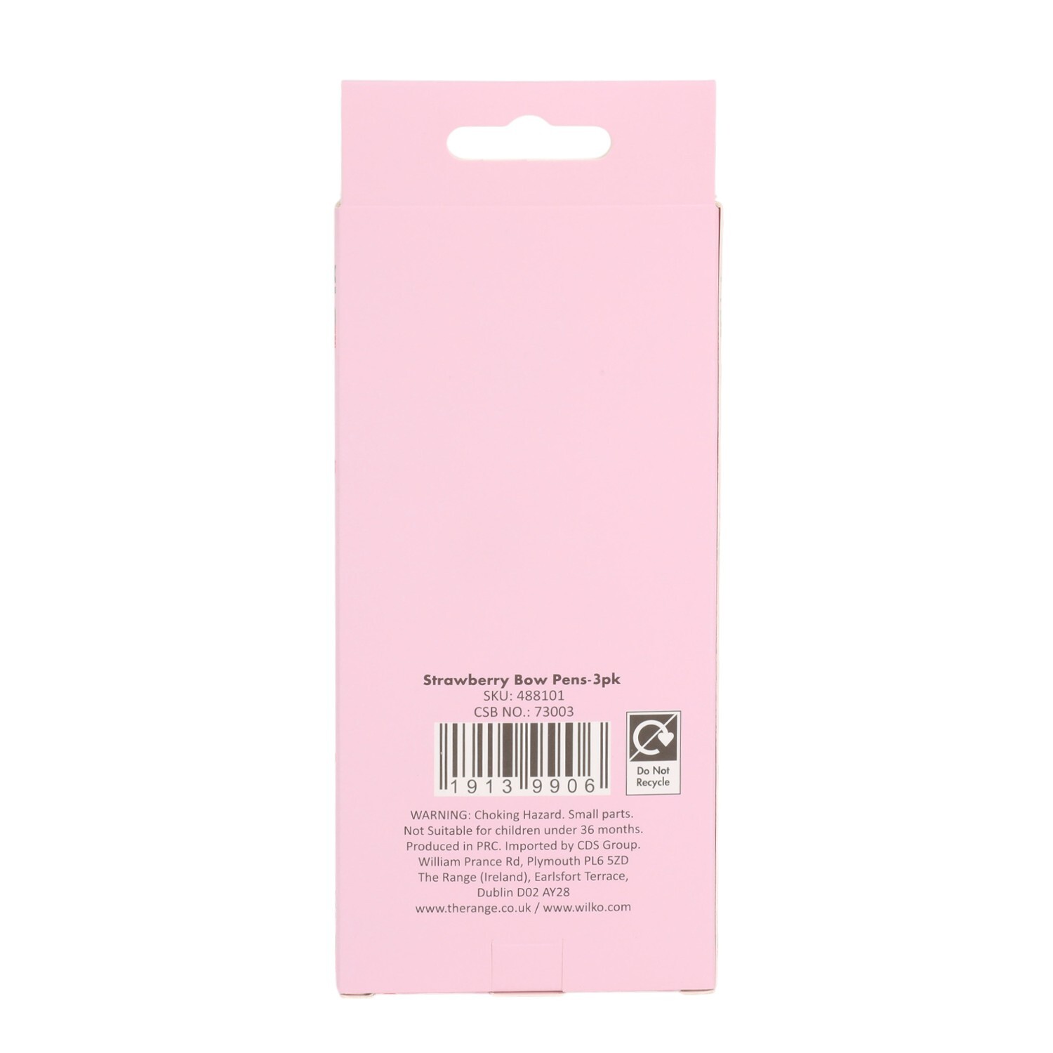 Pack of 3 Strawberry Bow Pens Image 6