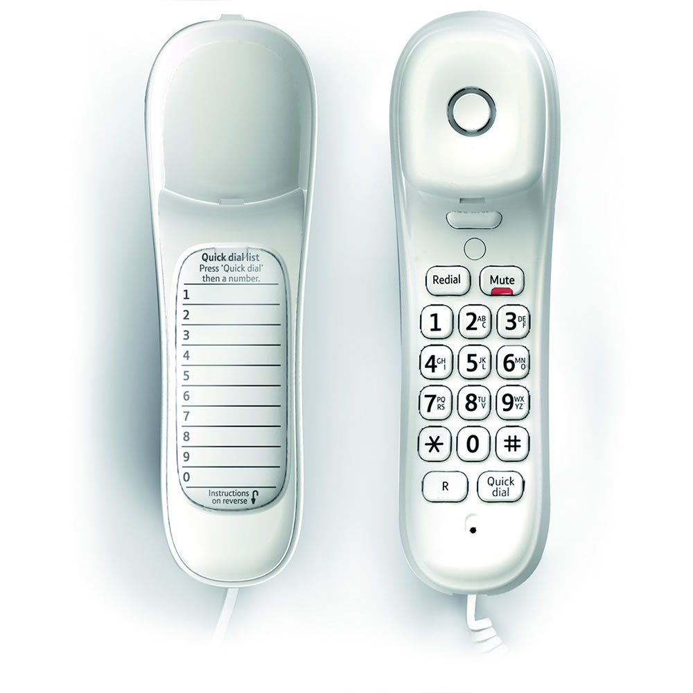 BT Phone Duet 210 Corded Telephone | Wilko
