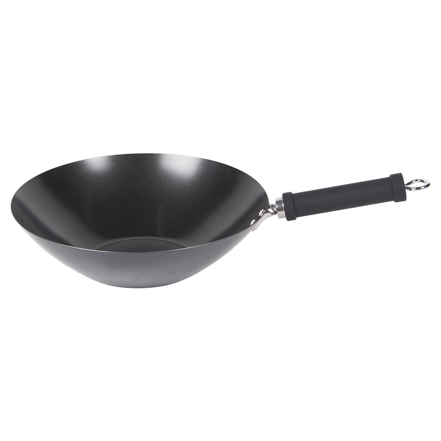 Heavy Duty Non Stick Wok Black 30cm Image 3