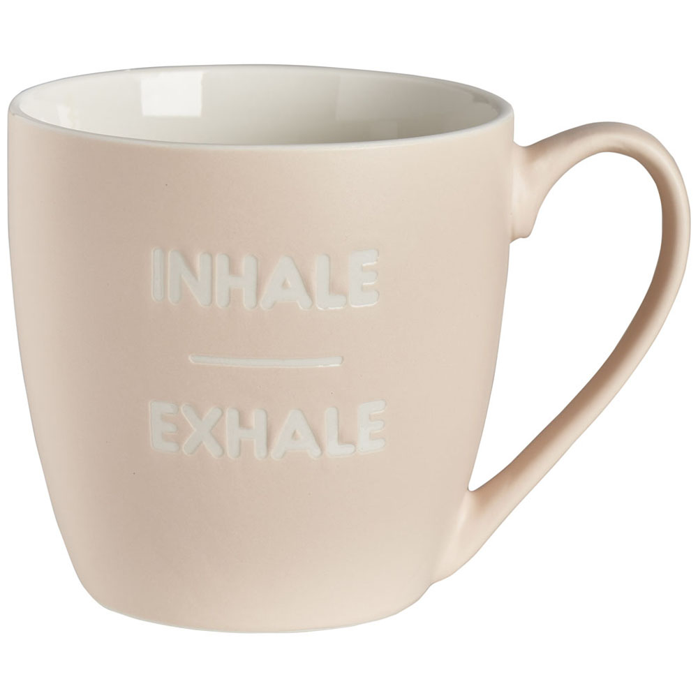 Wilko 'Exhale' Slogan Mug Image 1