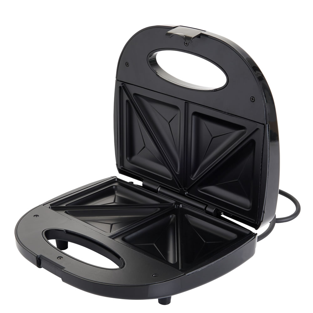 Wilko Black 4 Slice Sandwich Toaster Wilko