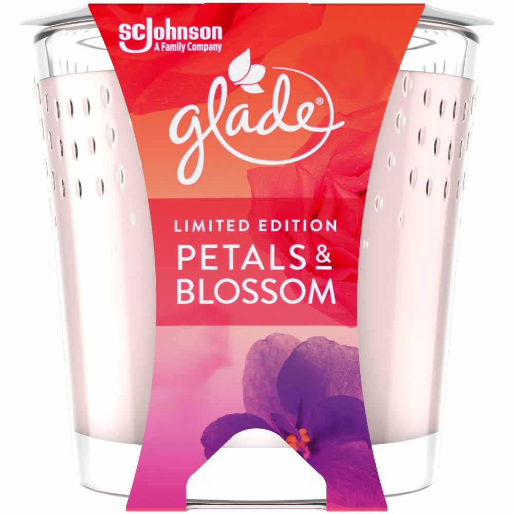 Glade Limited Edition Candle Petals and Blossom 129g Image 2