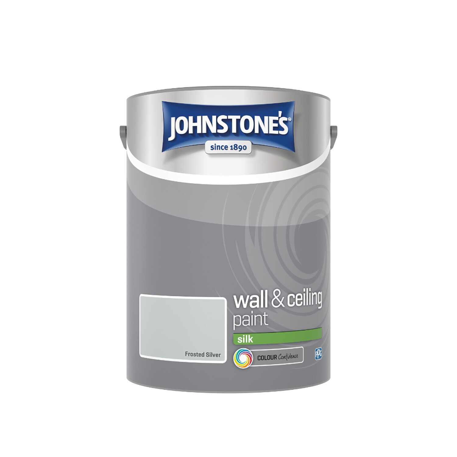 Johnstones Silk Emulsion Paint Frosted Silver Image 3
